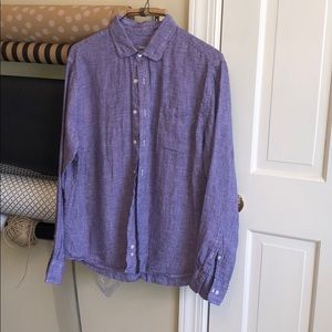 Neiman Marcus Large linen shirt